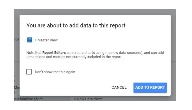 About to add data